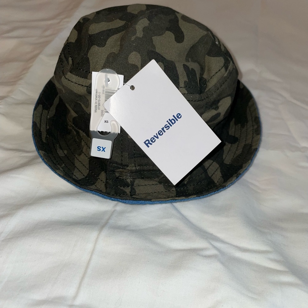 Camouflage Reversible Kids Bucket Hat